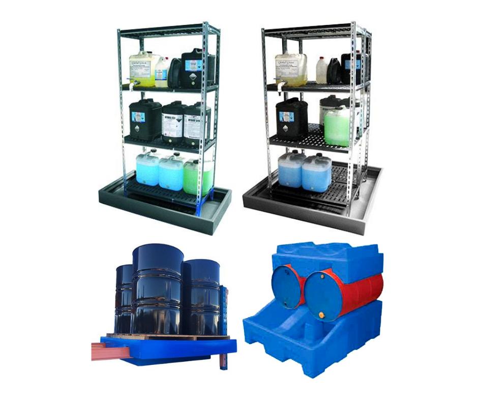 Best Bunding Bunded Shelving & Drum Dispensers
