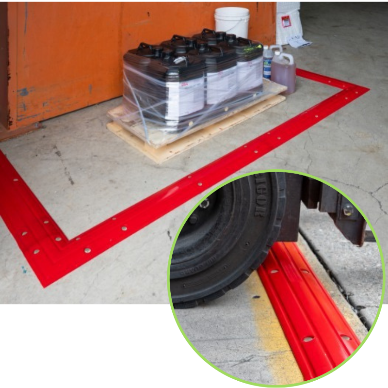 Urethane Floor Bunding RED