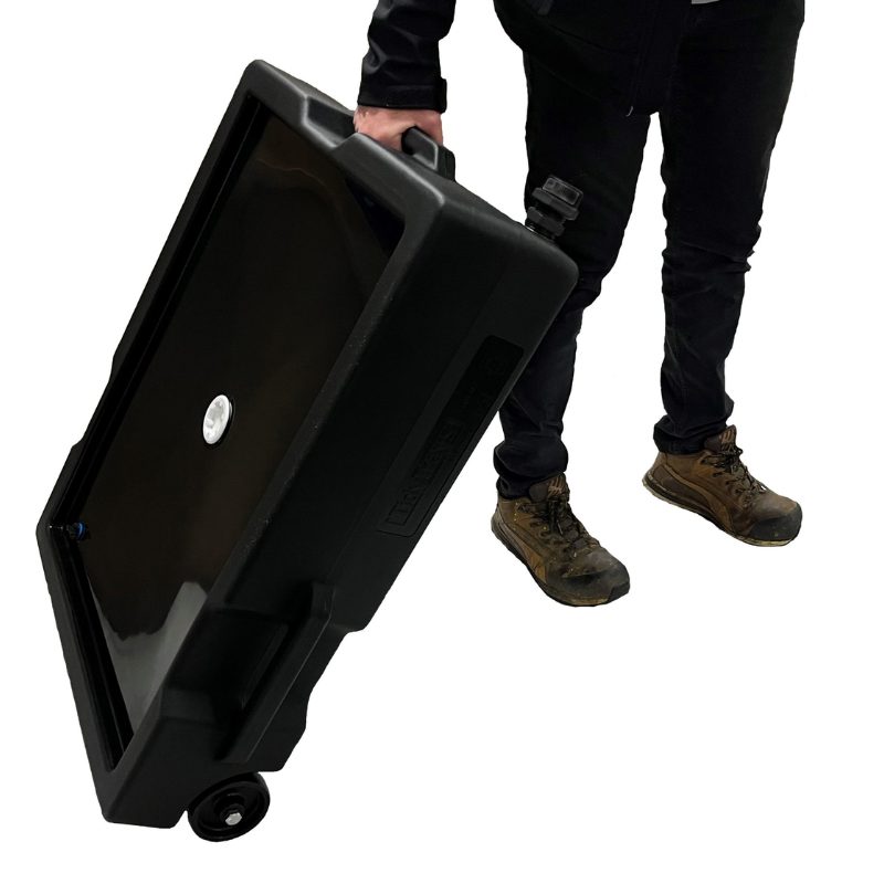 Truck Oil Drain Pan 65 Litre with Wheels