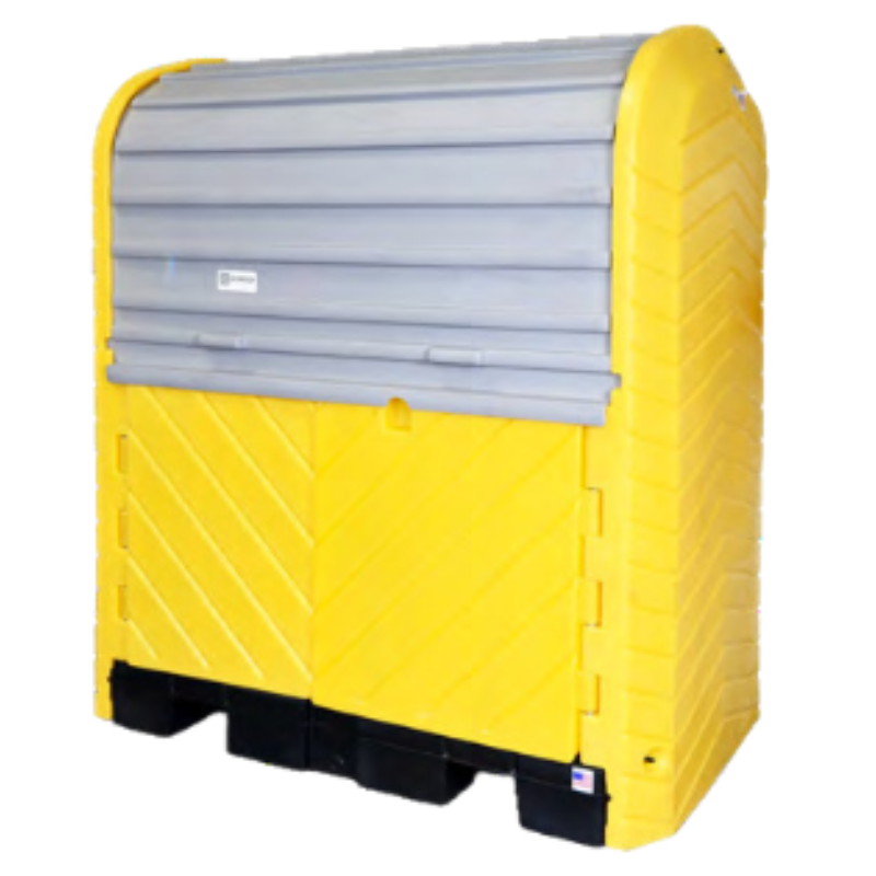 Ultra-Hard Top 2 Drum Plus Spill Pallet – 250L