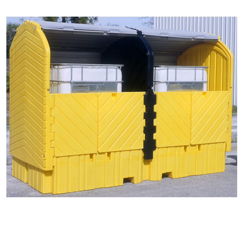 Ultra-IBC Spill Pallet Twin Hard Top – 2,025L