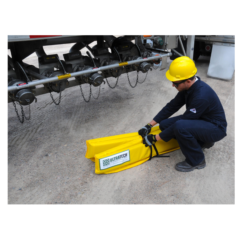 Ultra-Spill Bund Mini Foam Wall - 750gsm Yellow PVC