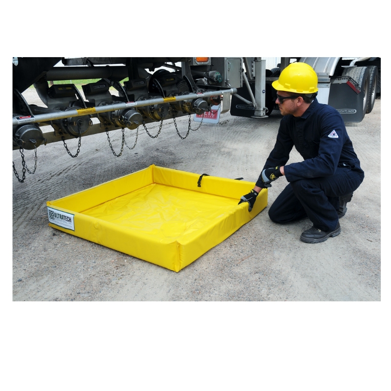 Ultra-Spill Bund Mini Foam Wall - 750gsm Yellow PVC