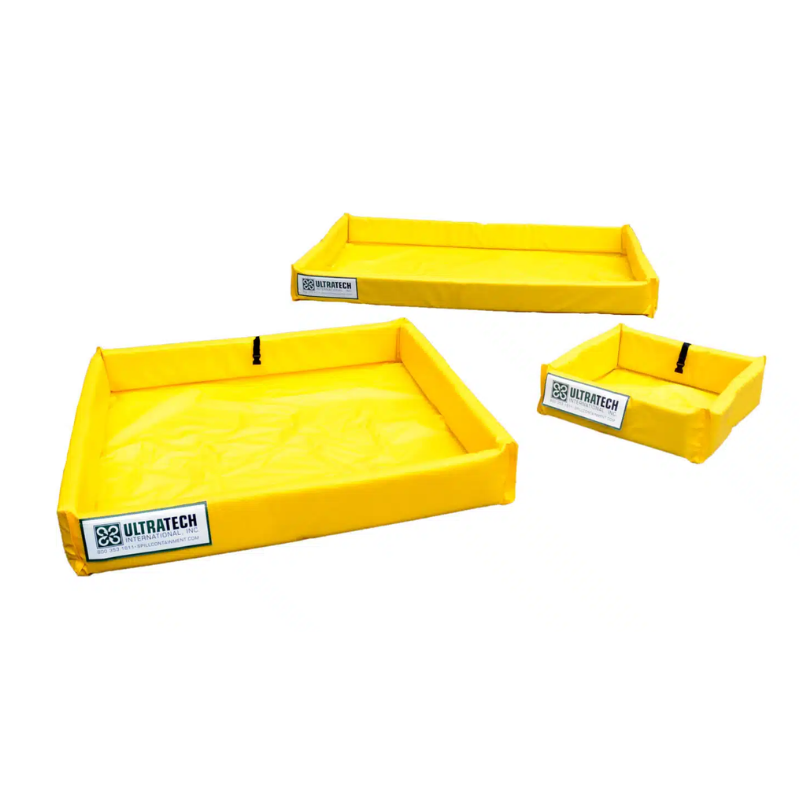 Ultra-Spill Bund Mini Foam Wall - 750gsm Yellow PVC