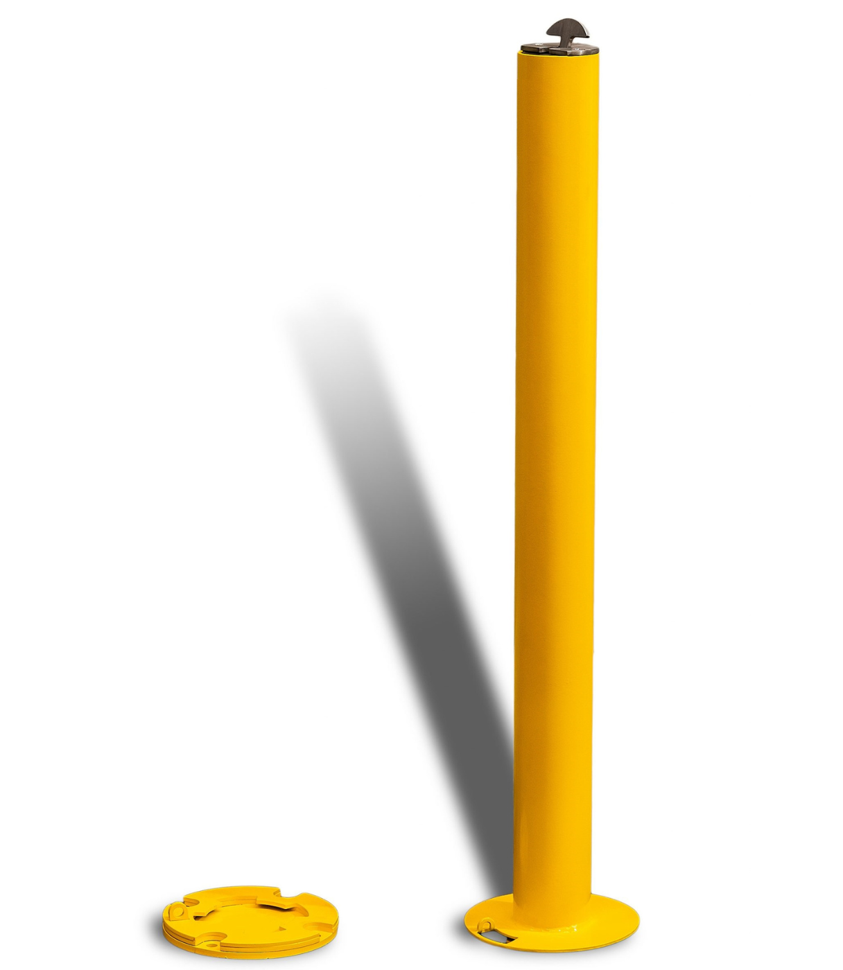 Removable Surface Mount Bollard 90mm (Padlock)