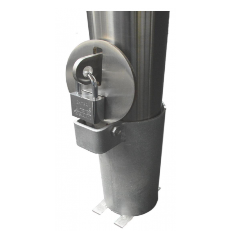 Removable Inground Bollard Stainless Steel 90mm (Sleeve Lock)