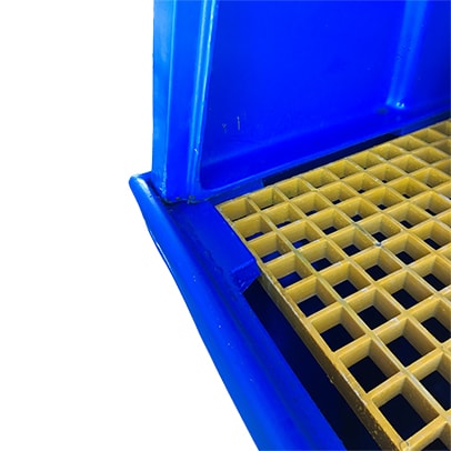 Single IBC bunded pallet poly shroud