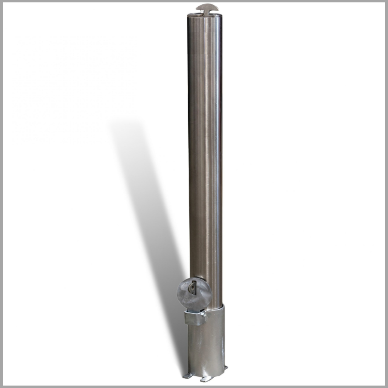 Removable Inground Bollard Stainless Steel 90mm (Sleeve Lock)