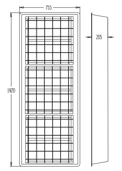 230LTR Triple Inline Bunding Tray